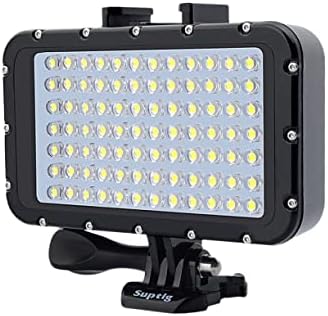 Solustre LED svjetla 3pcs Four- kamere zatamnjene za video svjetlo Punjivo m Podvodne m / lm ronilačke