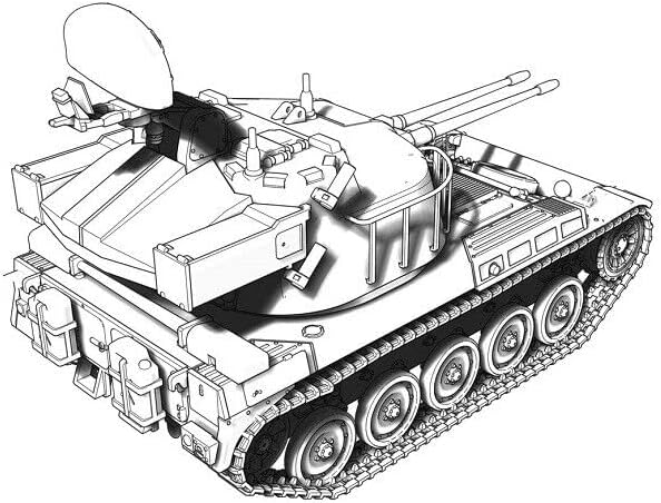 ACE 72447-1 / 72 AMX-13 DCA, francuski dvostruki 30mm AA rezervoar model plastični komplet