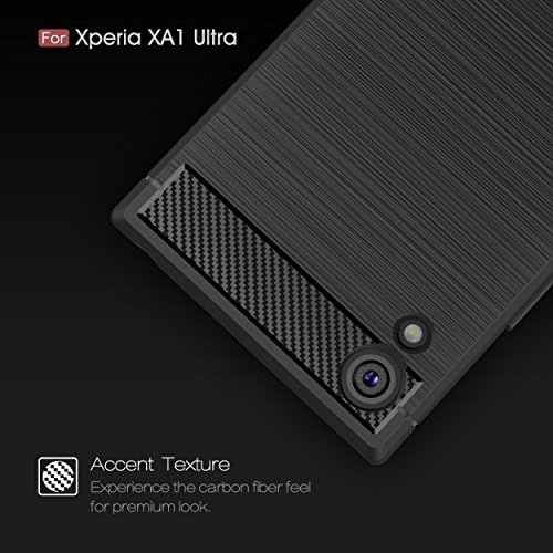 Sony Xperia XA1 ultra, Huarubro [otporan na ogrebotine] Ugljični vlakni Tanak udar Apsorbiranje