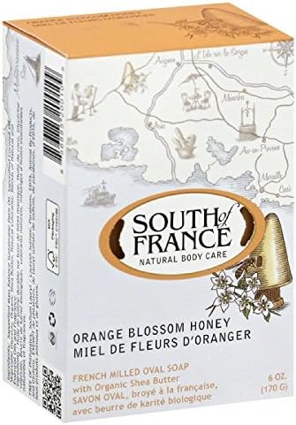 Južno od Francuske prirodni Bar svakodnevni sapun za detoksikaciju, med cvijeta narandže, 6 unci