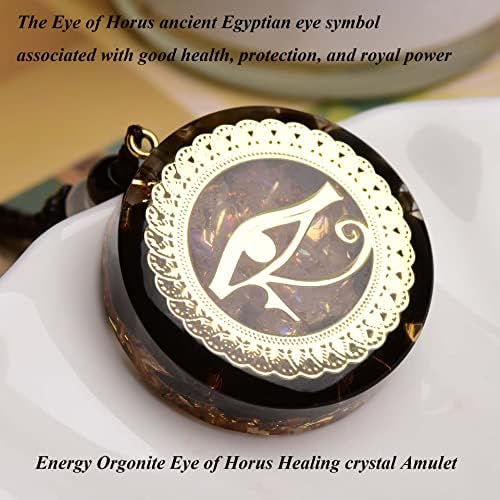 Izlječenje kristala Energy Orgone Oko Horus egipatskog simbola očiju amuleta zaštite