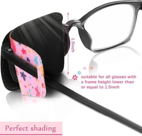 4 kom flasteri za oči za djecu za višekratnu upotrebu okulara za naočare za prekrivanje oka, ružičasto