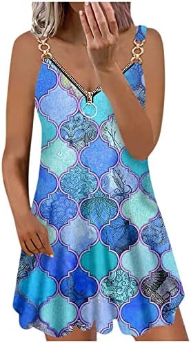 Jjhaevdy Ženski patipnjak V izrez Mini haljina špageta trake za ispisano hladno rame za patchwork haljina casual