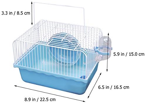 Hamster Cage Travel Carry Rat Cage Mali kućni ljubimci Pribor za hrčka igračka oprema - mali kućni ljubimac