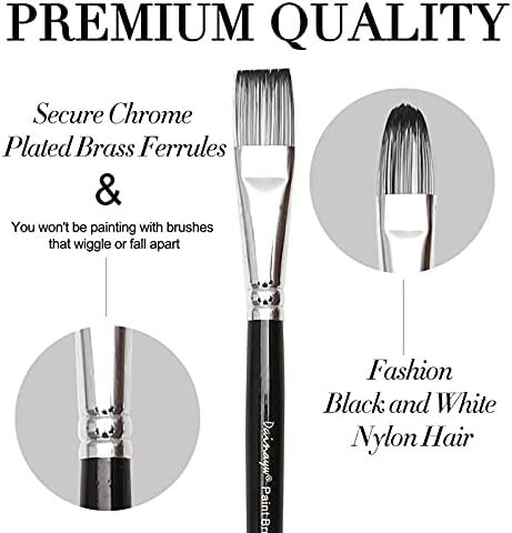 JAHH Slikanska olovka za umjetnička četkica za boju 12 Profesionalne farbanje četkice za akrilni