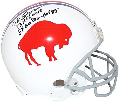O. J. Simpson Autographed Buffalo Bills autentic 65-73 Helmet 3 Insc JSA 31714-NFL Helmets