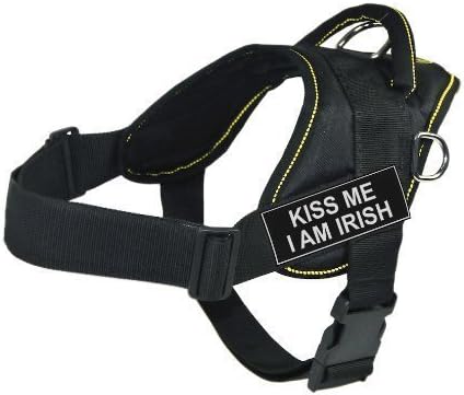 DT zabavni pojas, poljubi me i ja sam irski, crni sa žutim oblogom, X-mali - odgovara veličina opsega: