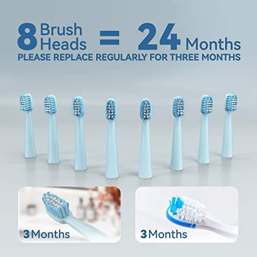 7am2m Product Image Sonic električna četkica za zube za odrasle i djecu - punjive četkice za zube velike snage