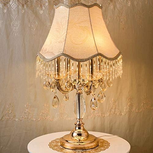 WYBFZTT-188 Dekorativni dnevni boravak Bedside Kristalna stolna svjetiljka i platna tkanina Svjetiljka