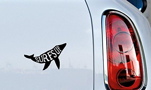 Surf Whale Silhouette surf up tekstualni naljepnica za automobile naljepnica za automobile za auto naljepnica