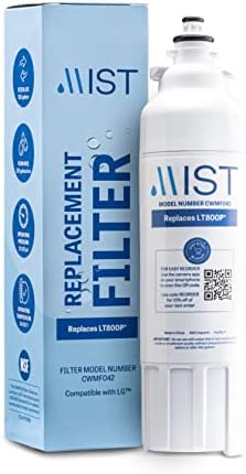Mist LT800P LG frižider Filter za vodu, kompatibilan sa LG filterom za vodu ADQ736134, LG Adq736134