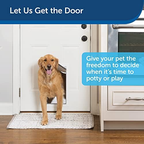 PetSafe Freedom aluminijumska vrata za pse i mačke - izdržljiv okvir-X-Large Pets