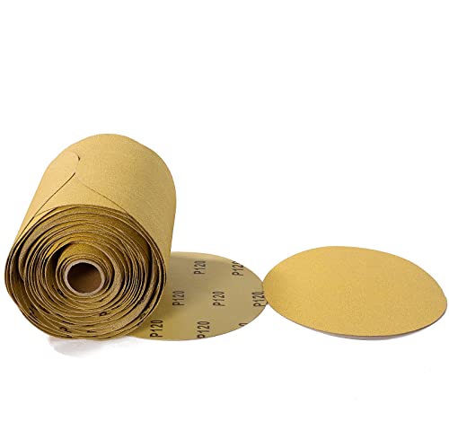 100 kom 6 inčni PSA brusni diskovi 120 MRING Sandpapers samoti lijepljenje papirnog papira