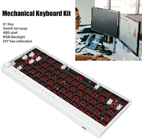 Yoidesu mehanički Keyboard DIY komplet, 61 tipka Hot Swapable RGB prilagođeni mehanički Gaming Keyboard Kit,