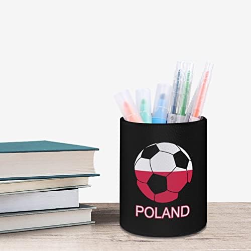 Poljska Soccer Printed Pen Holder pencil Cup za stoni Organizator držač četkice za šminkanje pehar za ured u