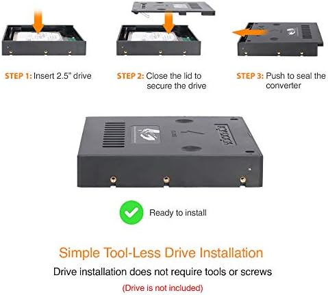 ICY DOCK lagana težina 2.5 do 3.5 SATA HDD & SSD Converter/komplet za montažu za interni 3.5 Drive Bay