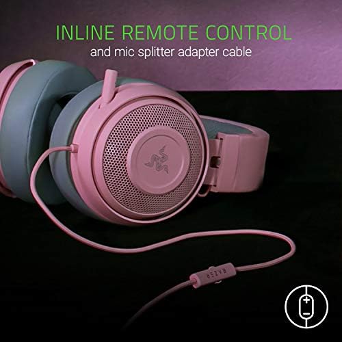 Razer Kraken Pro V2-Ovalni jastučići za uši - analogne slušalice za igranje za PC, Xbox One, Playstation