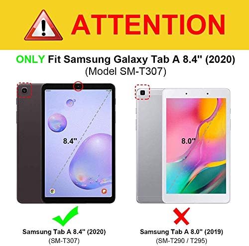 Avawo Samsung Galaxy Tab A 8.4 SM-T307 Kids Case - ugrađen na zaštitnom ekranu - Shock Off Laghtweight kabriolet