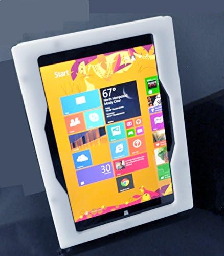 Tabcare kompatibilan MS Surface 3 bijeli akrilni stoni stalak protiv krađe za prikaz u trgovini,