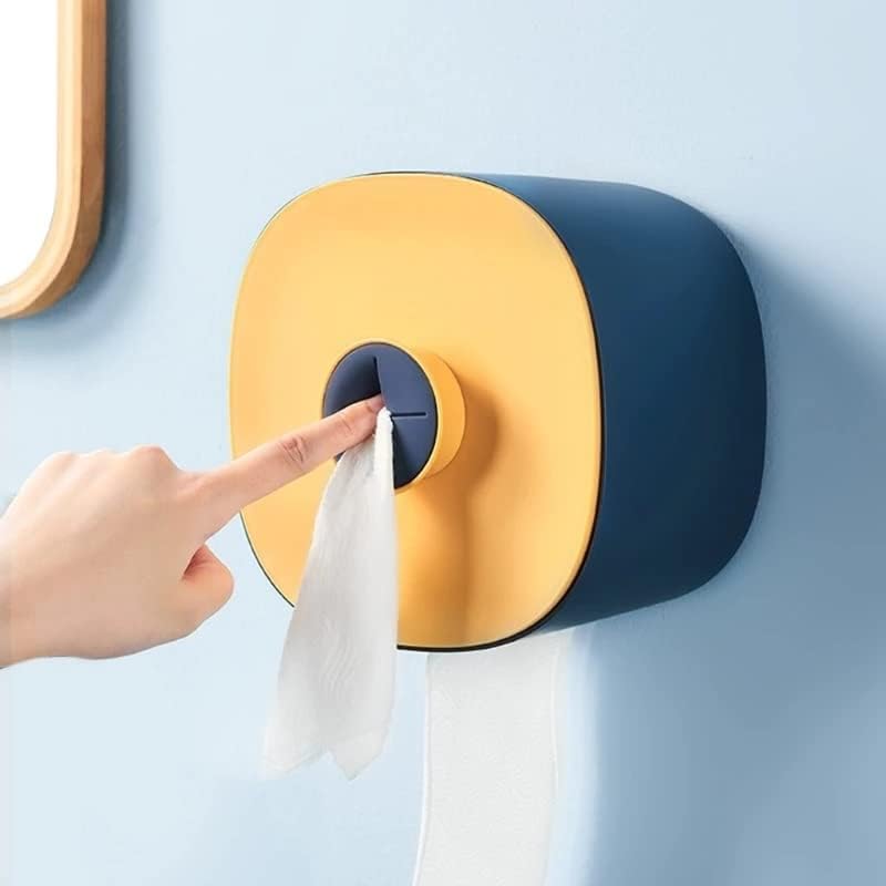 Miaohy samoljepljivi toaletni nosač rola za papir Zidna montirana vodootporna kutija za pohranu