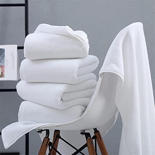 N / A 6pcs / set crni bijeli pamučni ručnik za kupanje Deblji ručnici za tuširanje za kupatilo