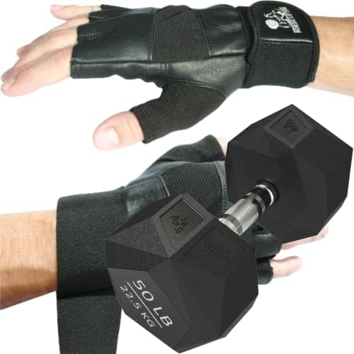 Nordic lifting Gym rukavice srednjeg snopa sa prizmom za bučice 50 lb