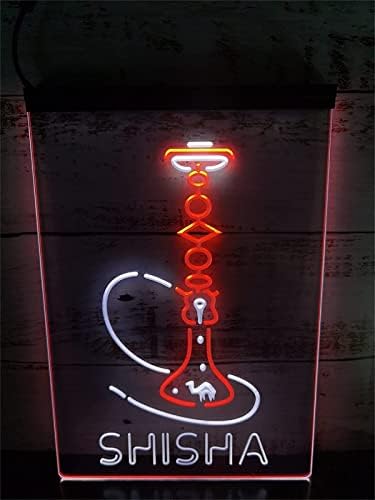 DVTel Shisha Shop Neon potpisao sa LED modeliranje svjetlo svjetlosnih slova Akrilna ploča Neon Dekorativna svjetlost, 30x40cm Hotel Restoran Bar Kafića