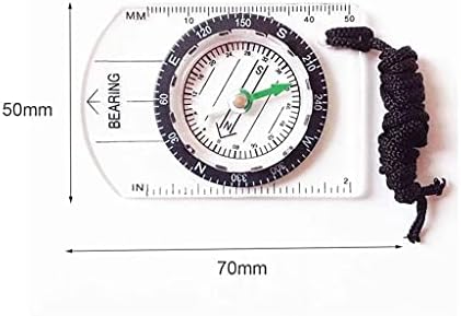 Jahh kompas Transparent plastični kompas proporcionalni otisak stopala na otvorenom kampiranjem planinarskih