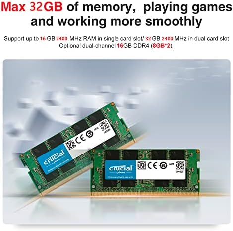 Micro PC Intel 8th Core i5-8279U, i5 Mini PC sa 8GB DDR4 RAM 500GB M. 2 NVMe SSD Mini Gaming računar, podrška W11 Pro, 4K Dual HDMI, WiFi 5, BT 5.0