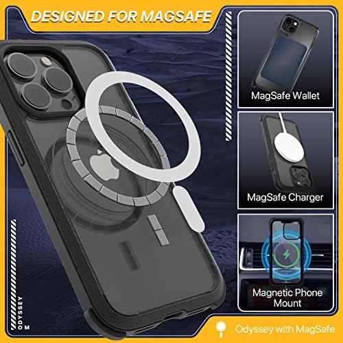 Mageasy zaštitni iPhone 14 Plus s kaišom sa remenom 6,7 - 16FT Ispitivanje pad, iPhone 14 Plus Case
