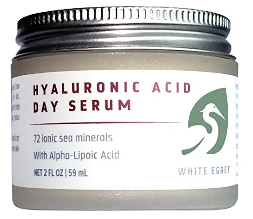 Bijeli Egret dnevni Serum hijaluronske kiseline sa 72 Jonska minerala i Alfa-lipoičnom kiselinom