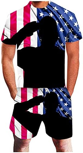 2023 Nova nezavisnost Ljetni sportski dan 3D odijelo Muška zastava Američki muški odijelo i postavlja
