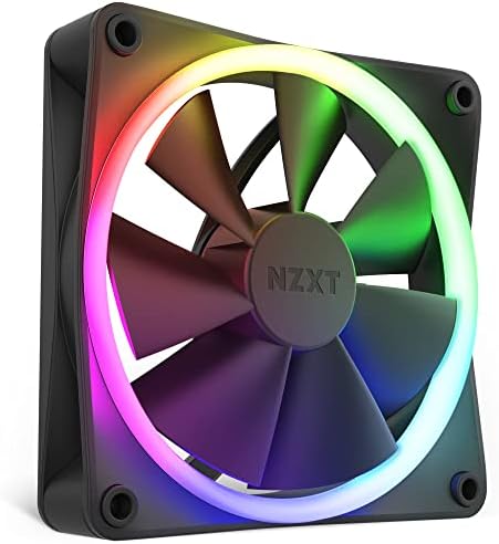 NZXT F120 RGB ventilatori - RF-R12TF-B1-napredna RGB rasvjeta za prilagođavanje - Whisper Quiet Cooling