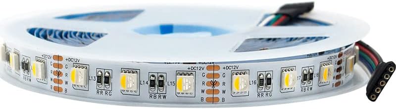 AKSPET LED dodaci za ukrašavanje 5m SMD5050 RGBW / RGBWW DC12V / 24V LED traka samoljepljiva 4-u-1