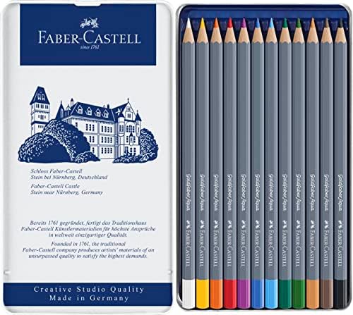 Faber-Castell Goldfaber Aqua akvarelne olovke - kalaj od 12 boja, prethodno naoštrene olovke