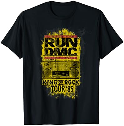 Run DMC Official King Of Rock Tour '85 T-Shirt