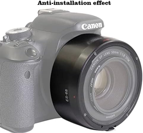 Kapuljača za sočiva od 50 mm za Canon EF 50 mm f/1.8 STM, kapuljača za sočiva ES-68, HUIPUXIANG