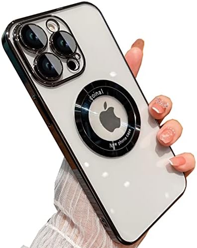 Loobival za magnetni slučaj iPhone 13 Pro Max, kompatibilan sa magsafe, kamerom za staklenu sočivu, logotip