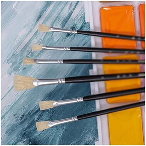 Cxdtbh Set Art specijalna četka za ulje akvarelna akrilna četka za ventilator Set Row Pen Kist za farbanje