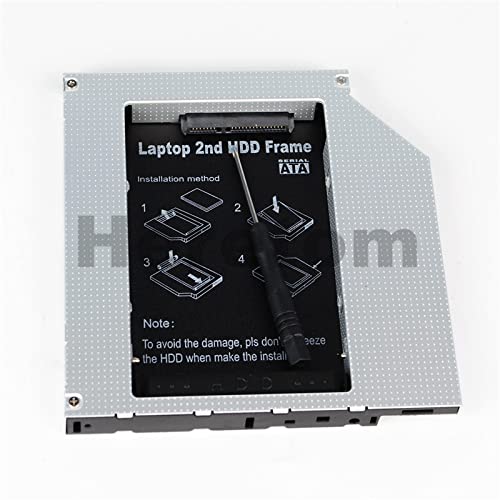 12.7 mm univerzalna Aluminijumska legura 2nd HDD Caddy IDE u SATA 2.5 HDD SSD DVD / CD-ROM optički