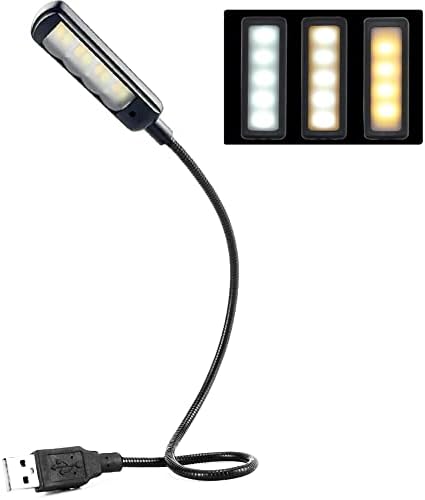 BUBOSPER USB svjetlo za laptop tastaturu, zadebljan & fleksibilan 3 svjetlina x 3 Temperatura boje USB