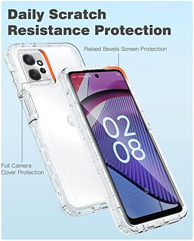 FNTCASE za Motorola moto G-Power-5G 2023 Slučaj: Clear Moto G 5G 2023 Kućište mobitela - Zaštitni silikonski