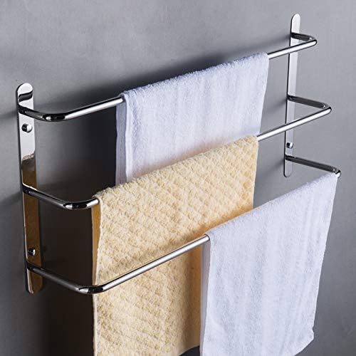 KowLong 3 teturajući slojevi stalak za peškire za kupatilo 24-inčni držač za peškire, 304 zidni