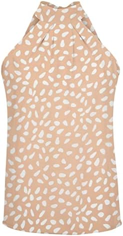 T Shirt ženska ljetna jesen bez rukava 2023 Odjeća grafički Print cvjetna Plisirana Casual bluza košulja