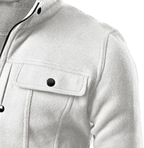 Muška povremena zimska vojska jakna puna zip lagana na otvorenom jakne sa ovratnikom sa više džepa