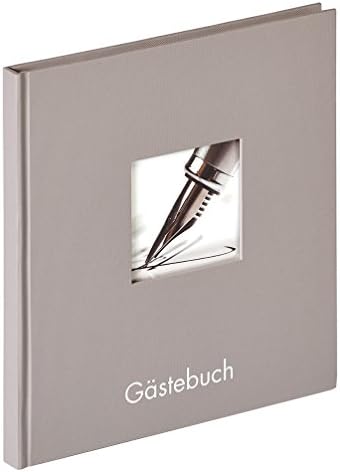 Walther zabavne knjige gostiju [ne može garantirati engleski jezik], siva, 23 x 25 cm