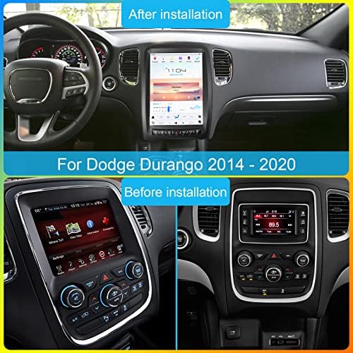NAKEVICH Android 11 Qualcomm auto Radio za Dodge Durango 2014-2020 Stereo zamjena Tesla stil