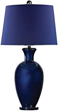Staklena svjetiljka Dimond Rasvjeta D2515, 17.5 x 17.5 x 33.5 , mornarica plava