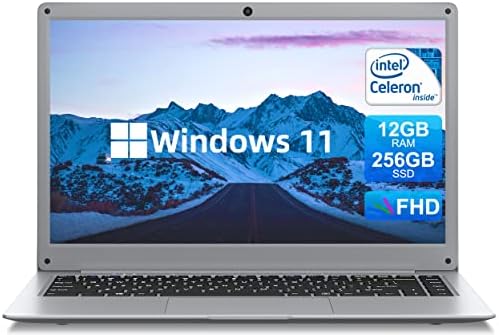 jumper Laptop 14 inča, 12GB DDR4 256GB SSD, Intel Celeron Quad Core J4105, lagani računar sa fhd 1080p