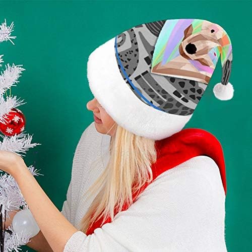 Božić Santa šešir, Diamond Wolf Božić šešir za odrasle, Unisex Comfort Božić kape za Novu godinu svečani kostim